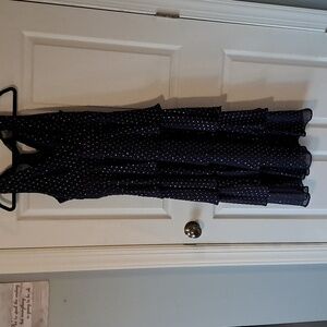 Taylor blue dress with sequins.